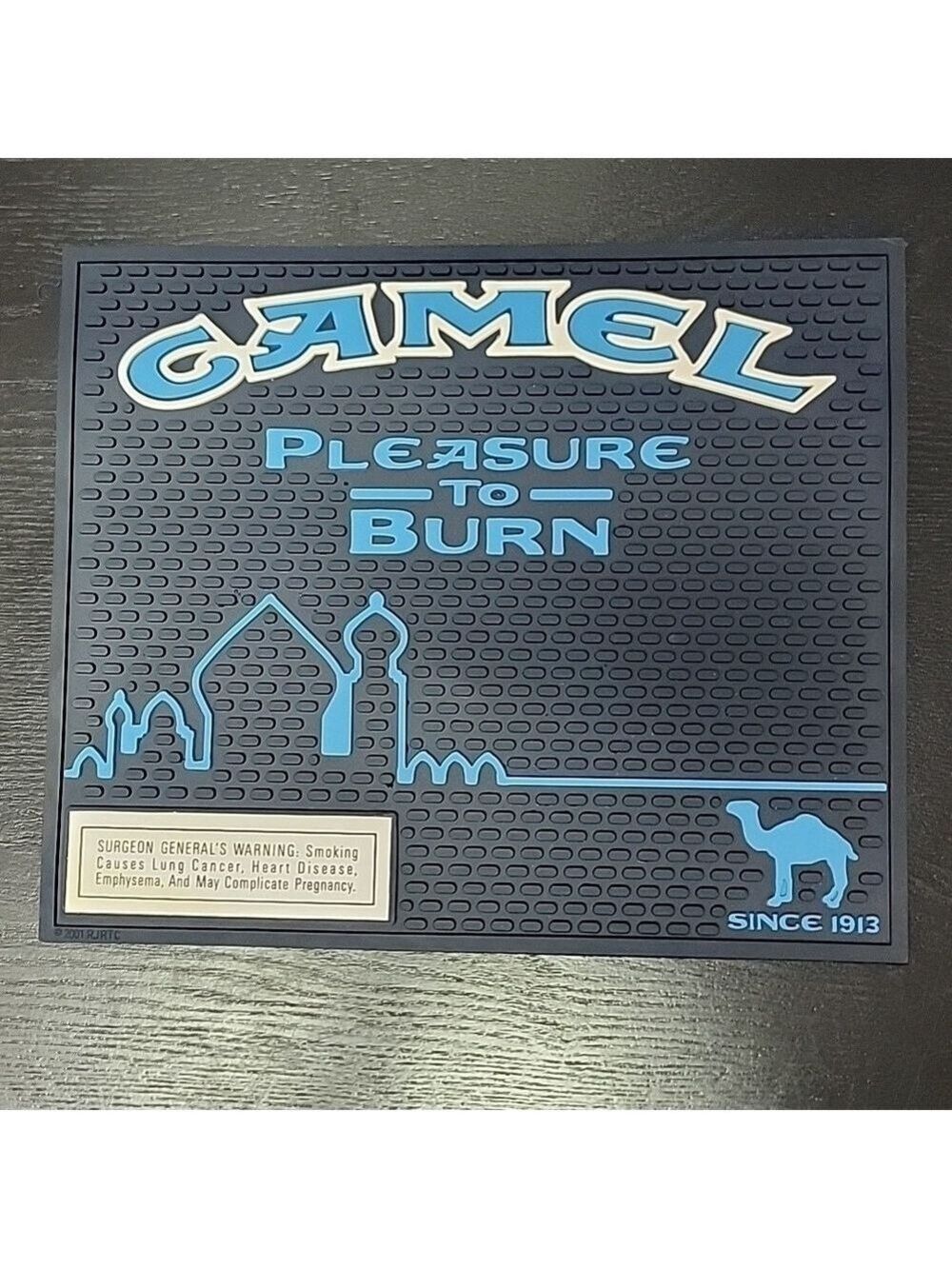 Vintage Camel Pleasure to Burn Bar mat NOS